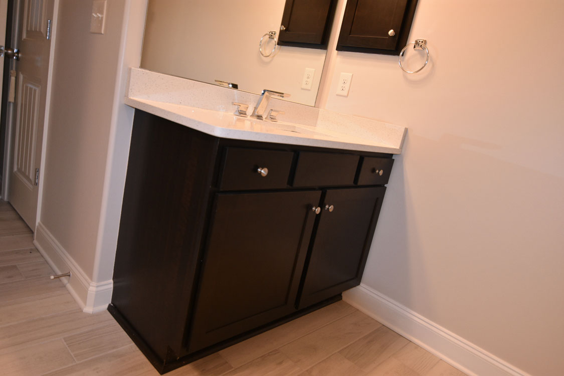 Bathroom Cabinet Installation