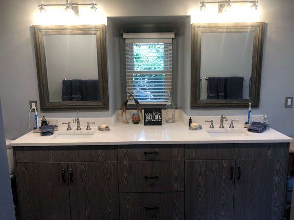 Bathroom Sink Cabinet Installation