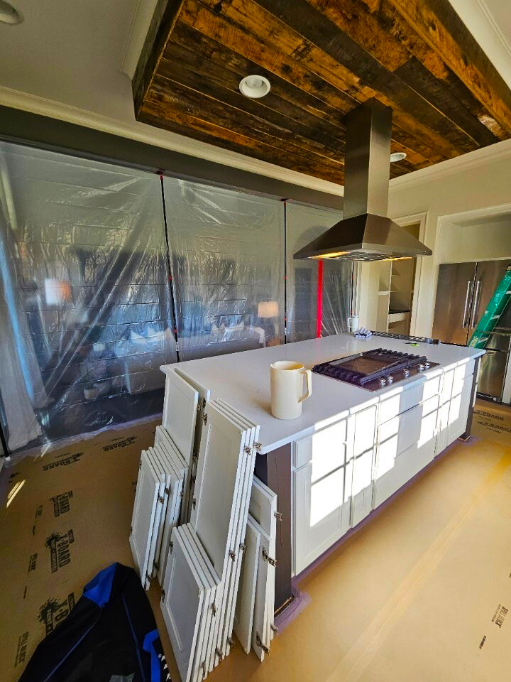 Silica Dust protection for a Kitchen Remodel